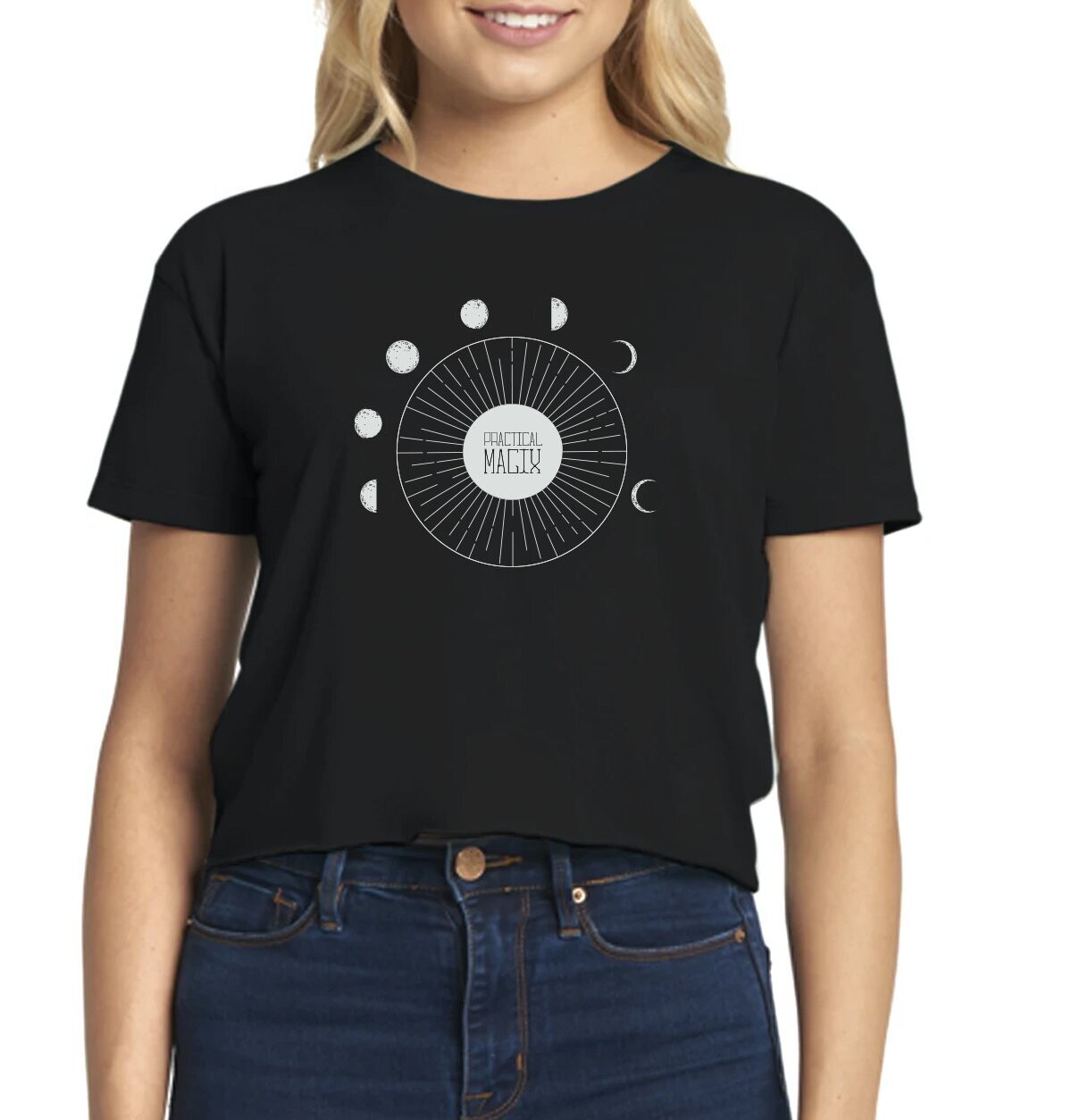 Moon Phase Crop Top(Practical Magix)