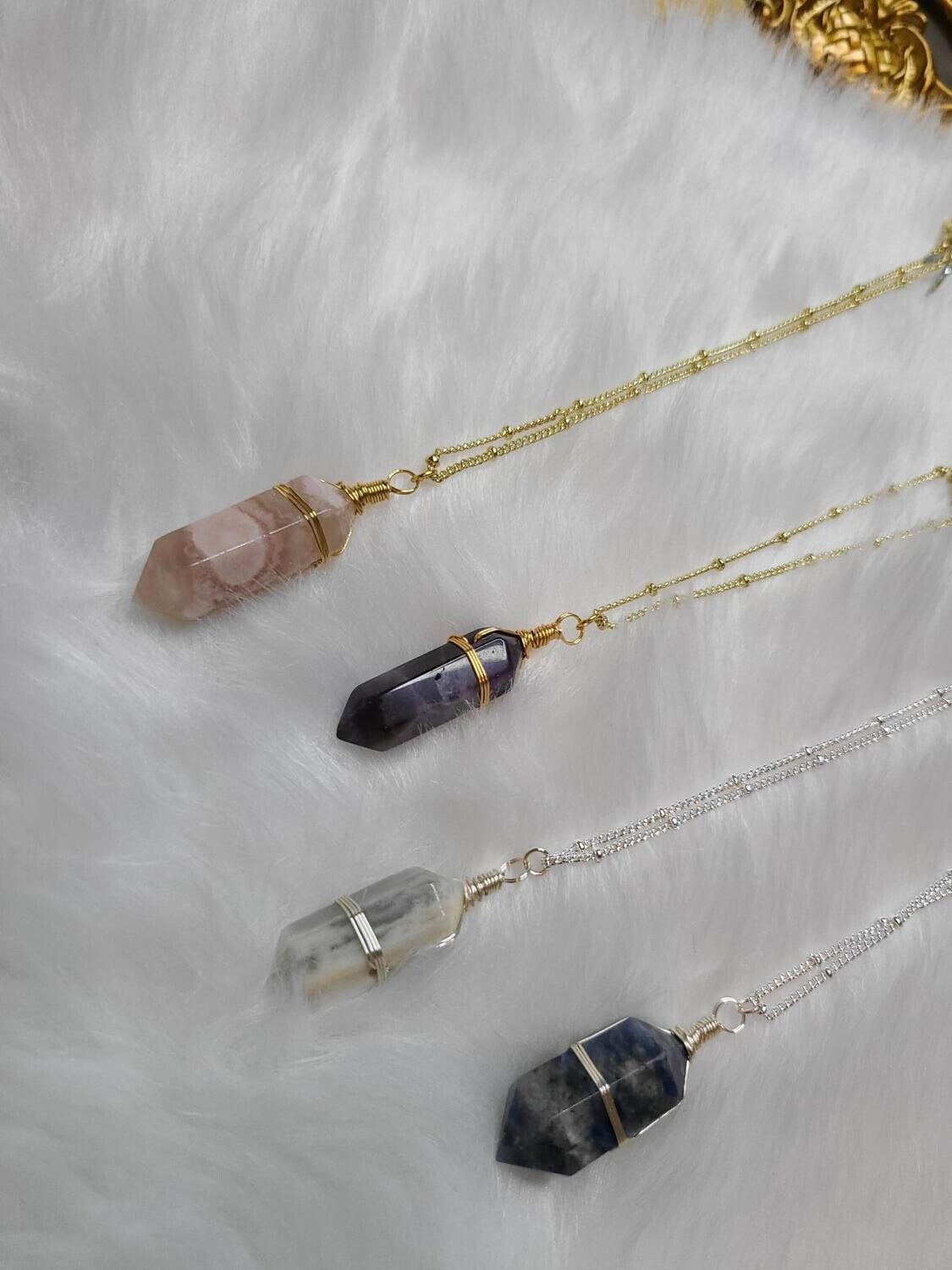 MoonChild Crystal Point Necklace