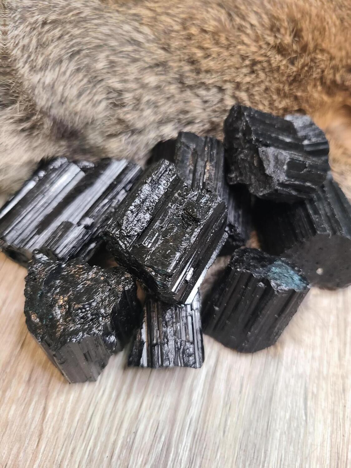 Raw Black Tourmaline Crystal