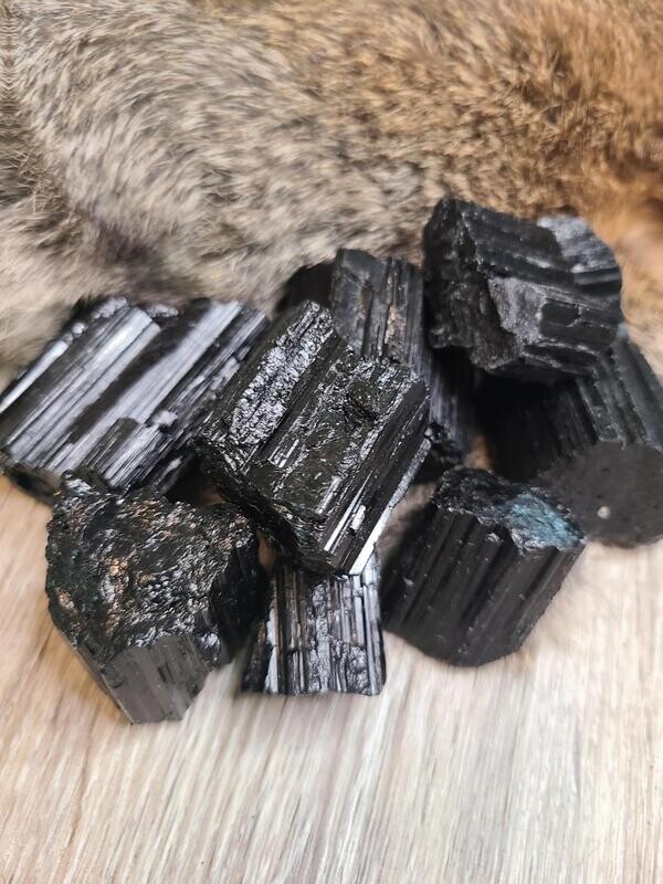 Raw Black Tourmaline Crystal