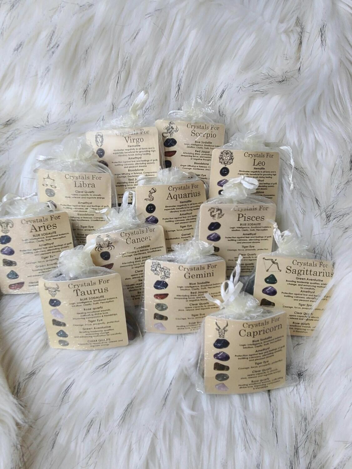 Zodiac Crystal Sets