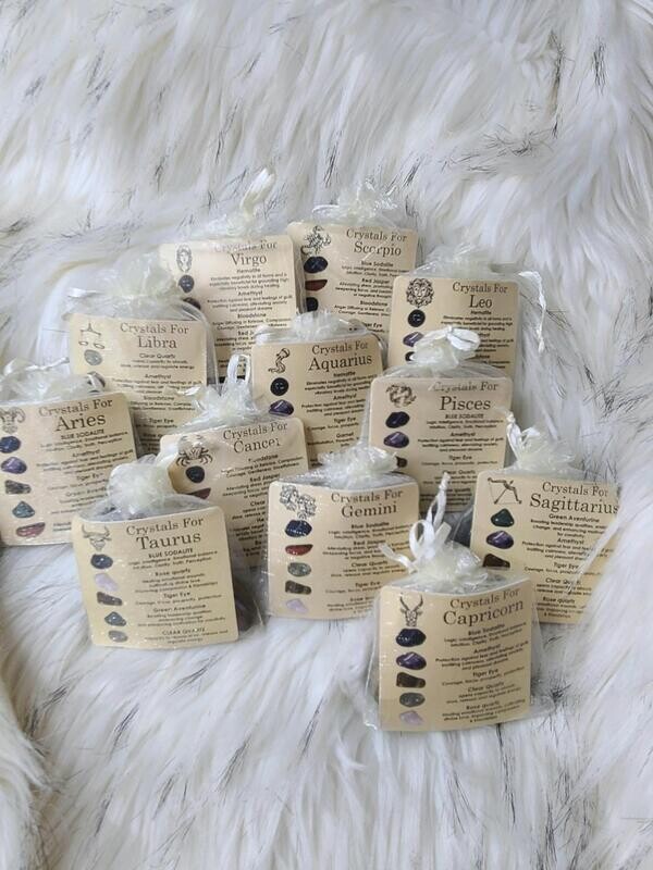 Zodiac Crystal Sets