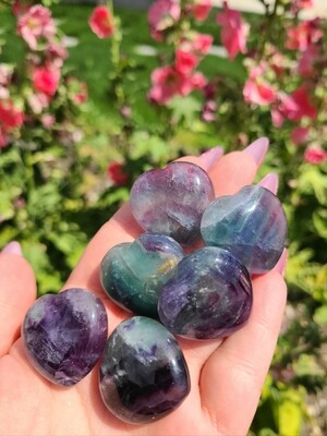 Fluorite Puffy Heart