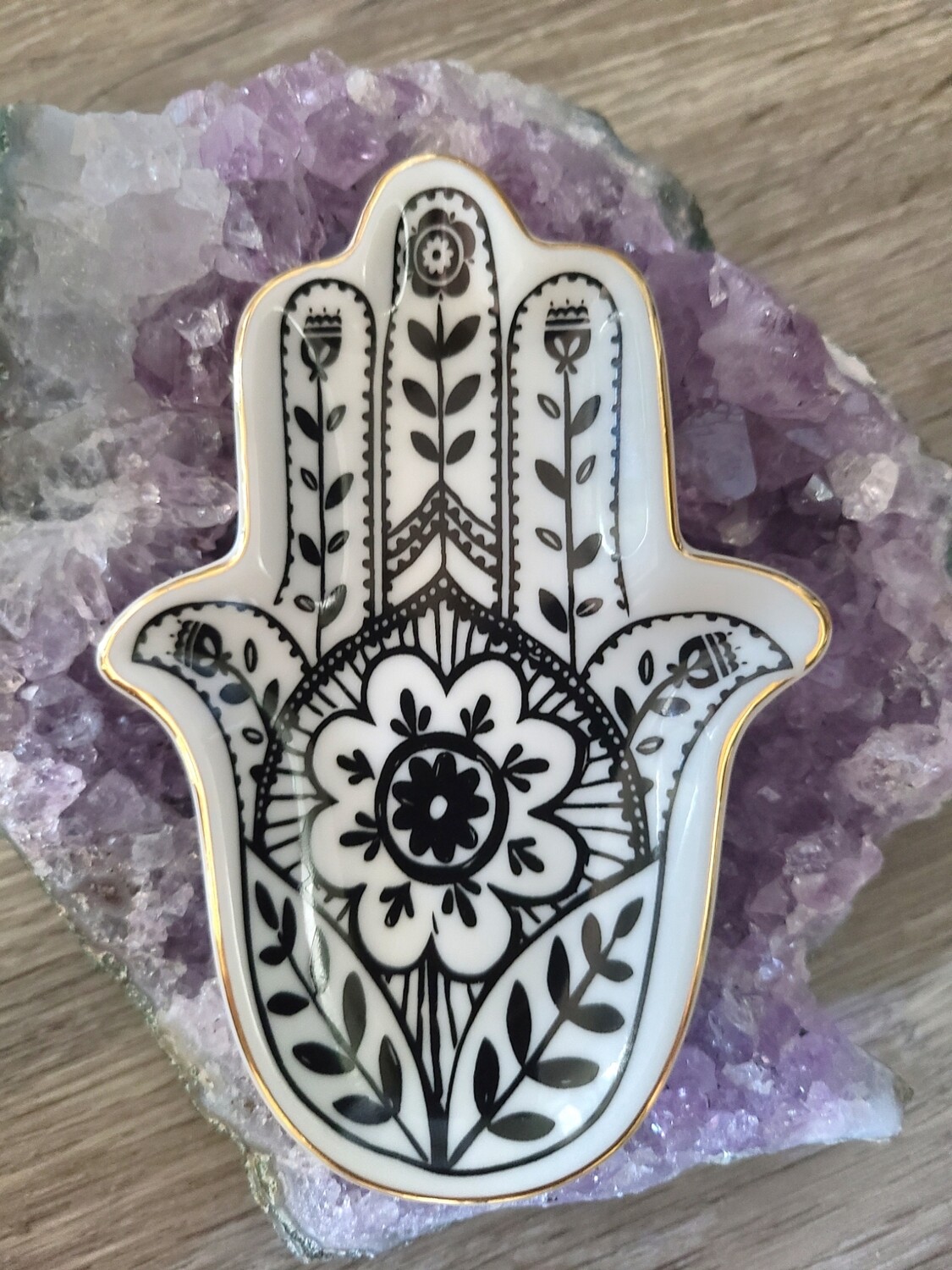 Hamsa Hand Catch All Trinket Dish