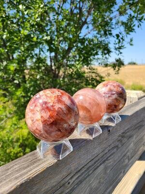 Fire Quartz Sphere