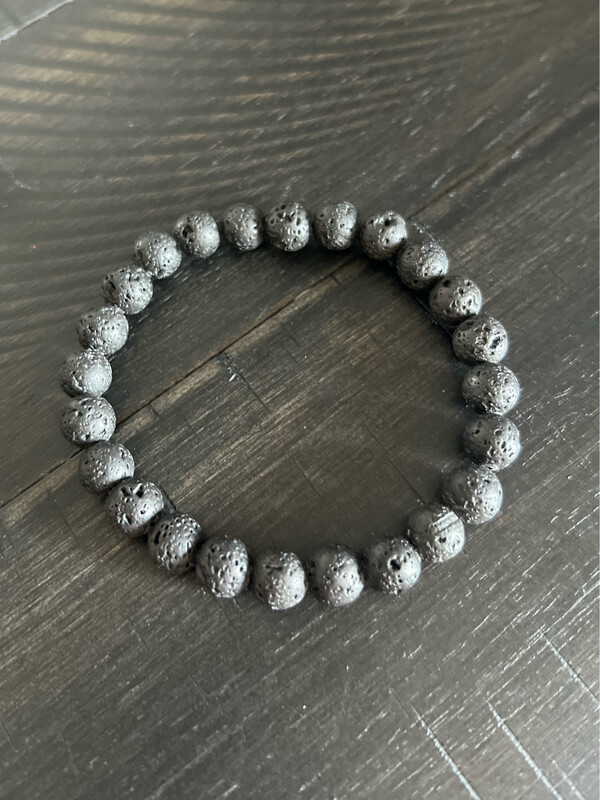 Lava Stone Beaded Bracelet