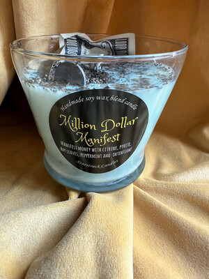 Million Dollar Manifest Intention Candle