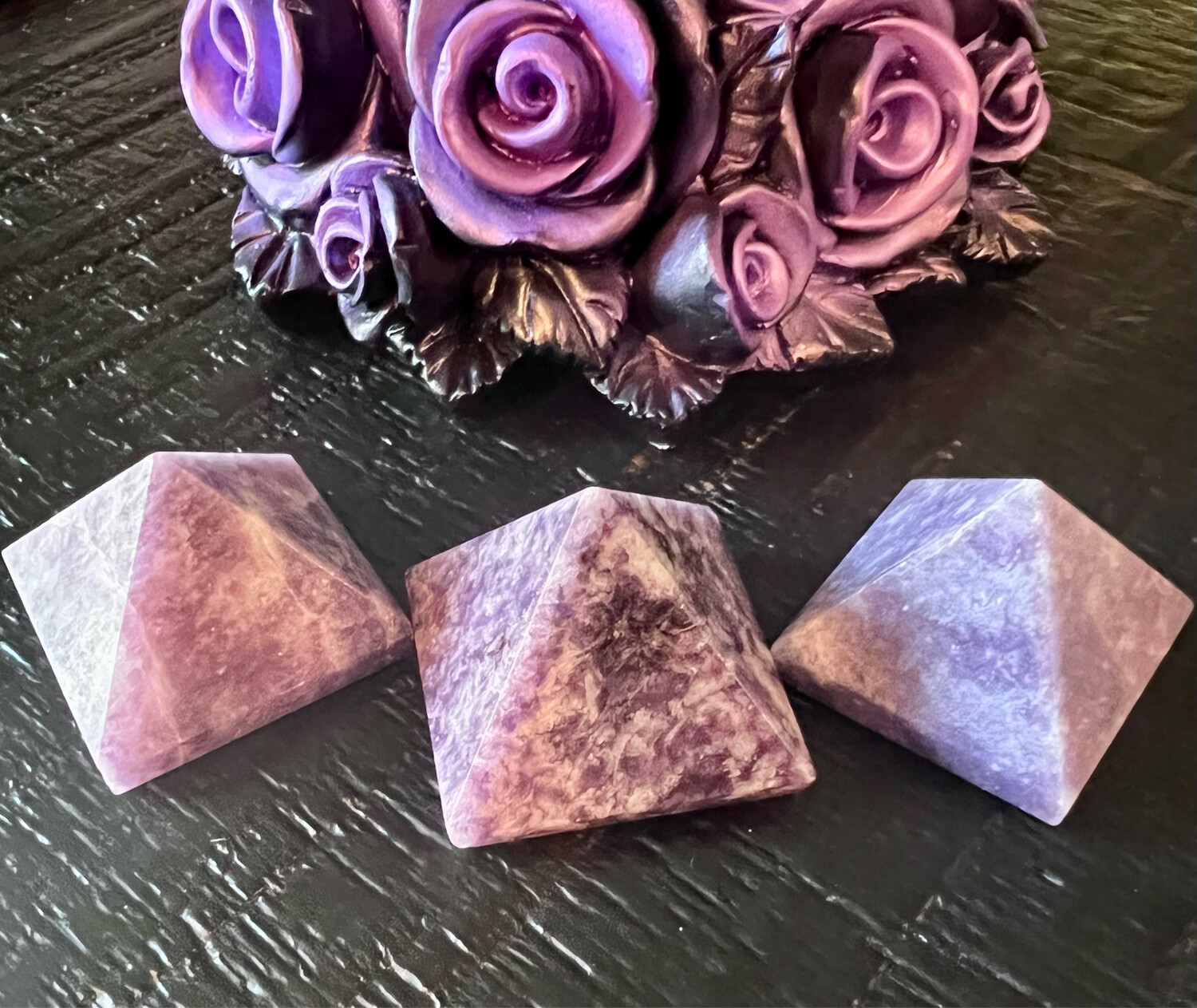 Lepidolite Pyramid