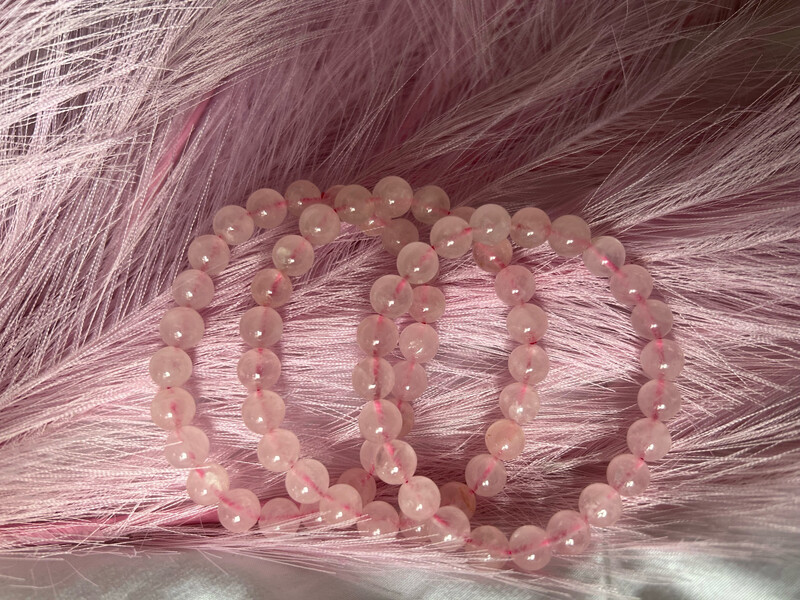 Rose Quartz Beaded Bracelet