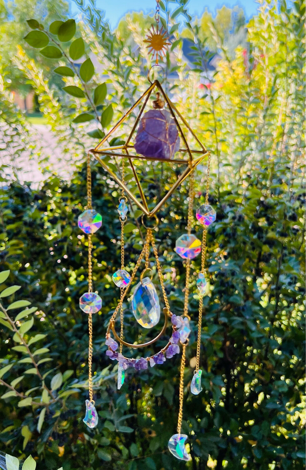 Crystal Sun Catcher (Amethyst)