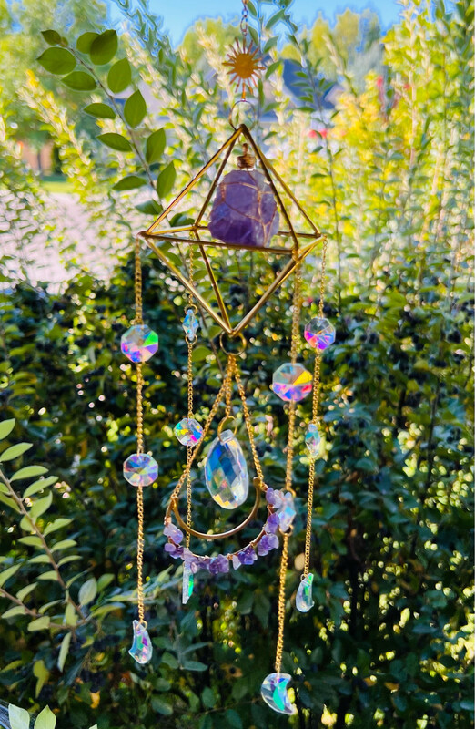Crystal Sun Catcher (Amethyst)