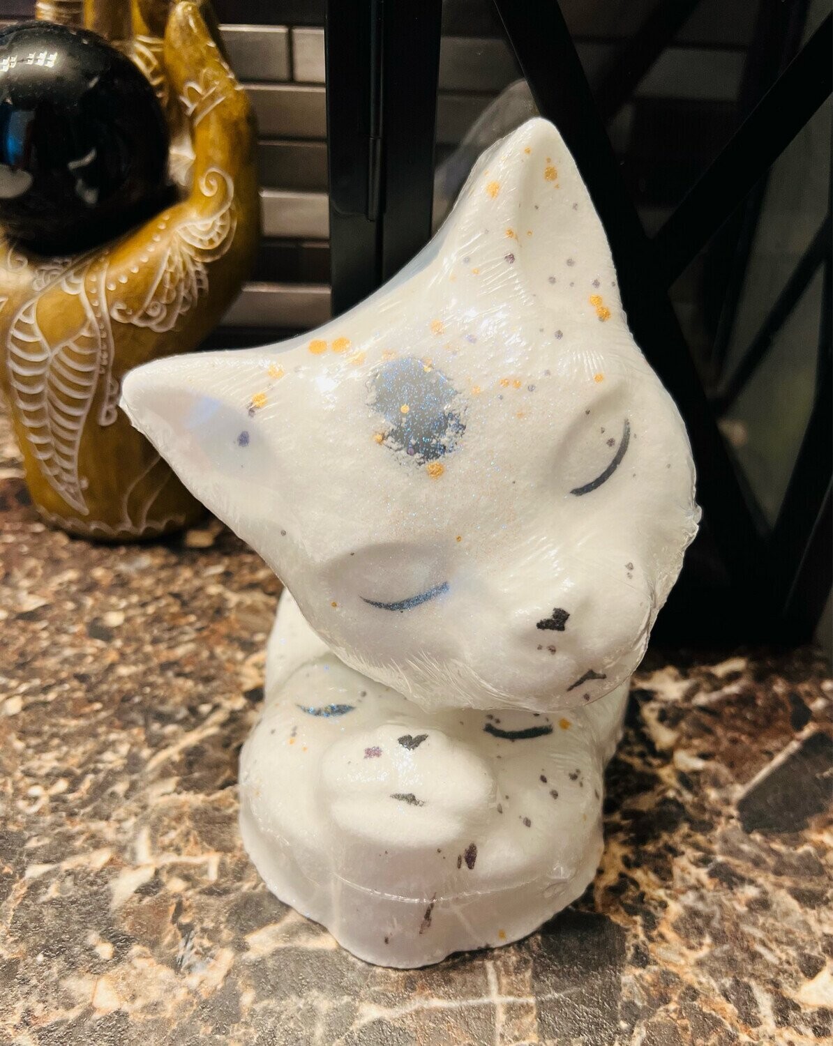 Coffin & Kitty Bath Bombs, Option: Kitty