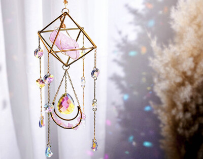 Crystal Sun Catcher (Rose Quartz) Crystal Sun Catcher (Rose Quartz)