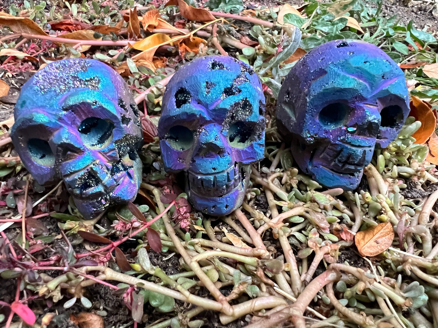 Aura Sphalerite Skulls