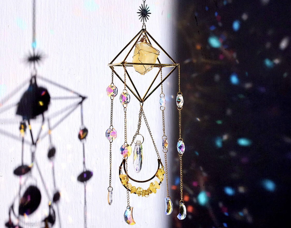 Crystal Sun Catcher (Citrine)