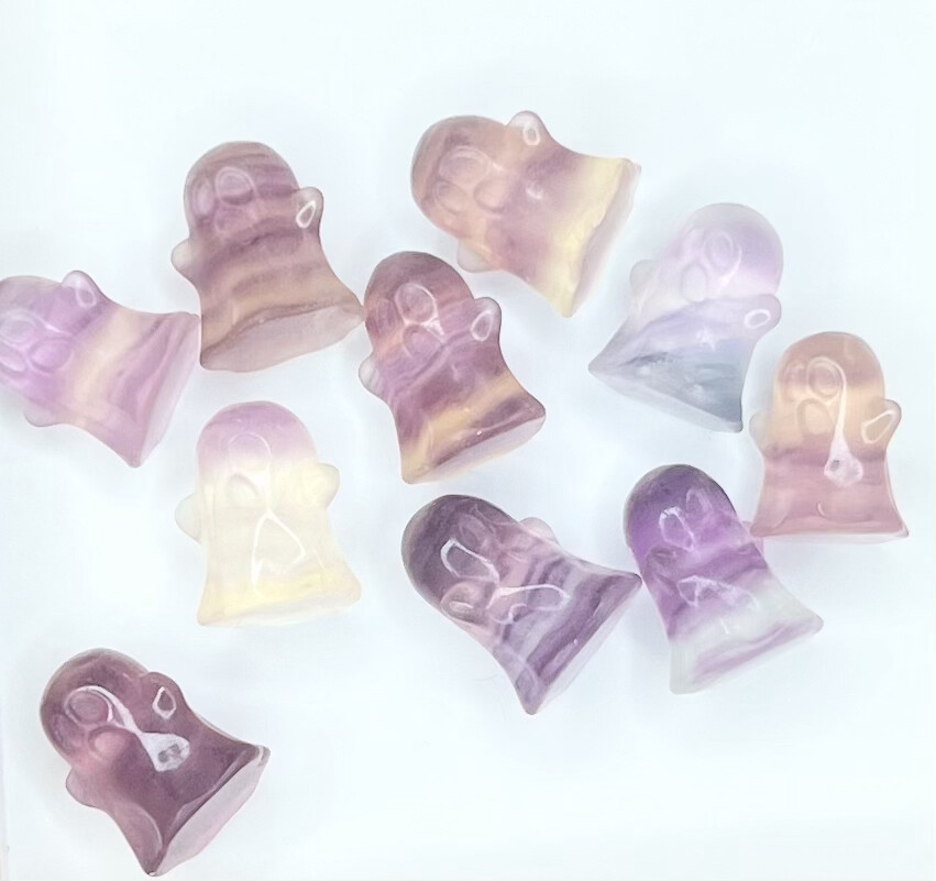 Mini Fluorite Ghosts