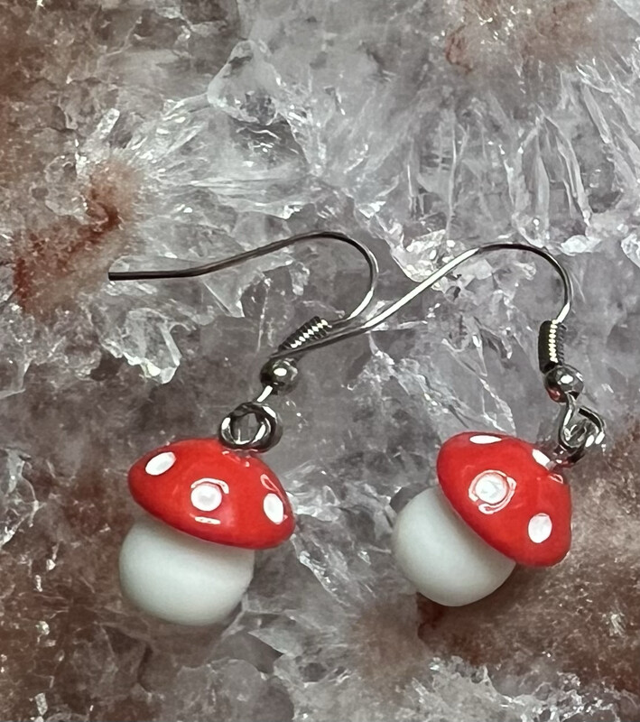 Mushroom Earrings