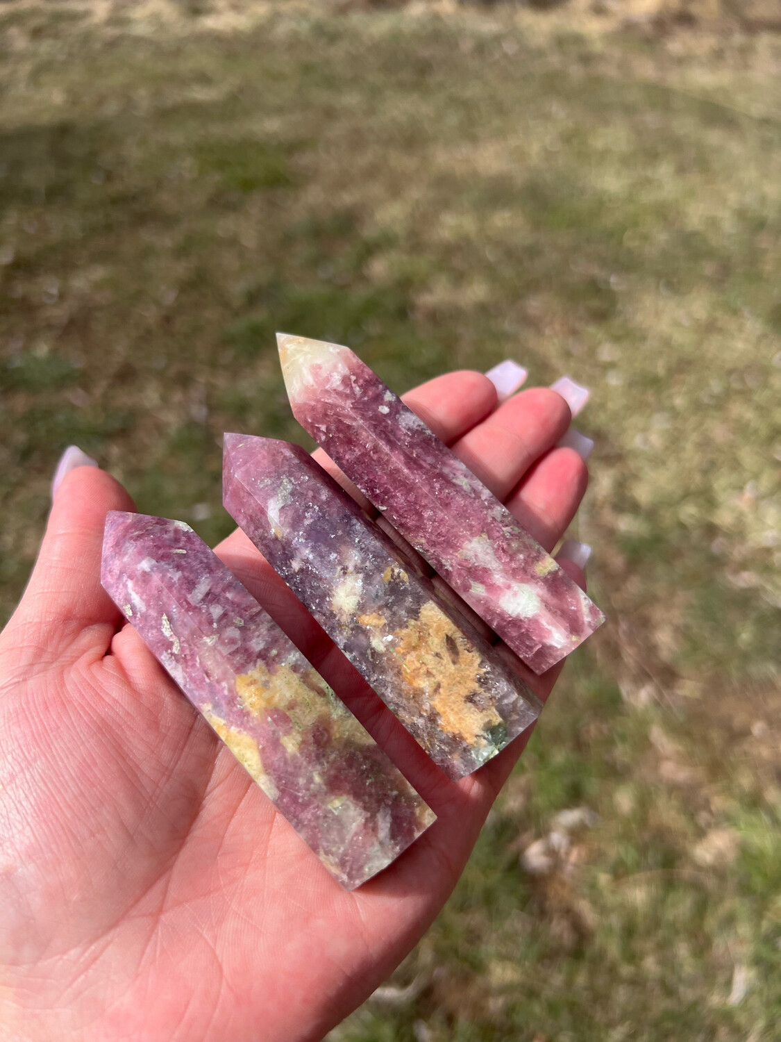 Watermelon Tourmaline Tower