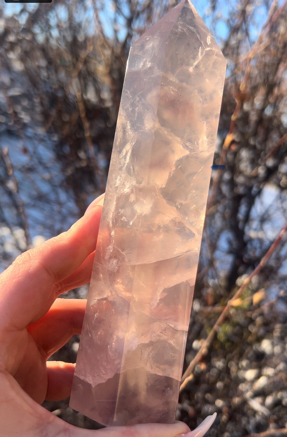 Pink Fluorite Tower