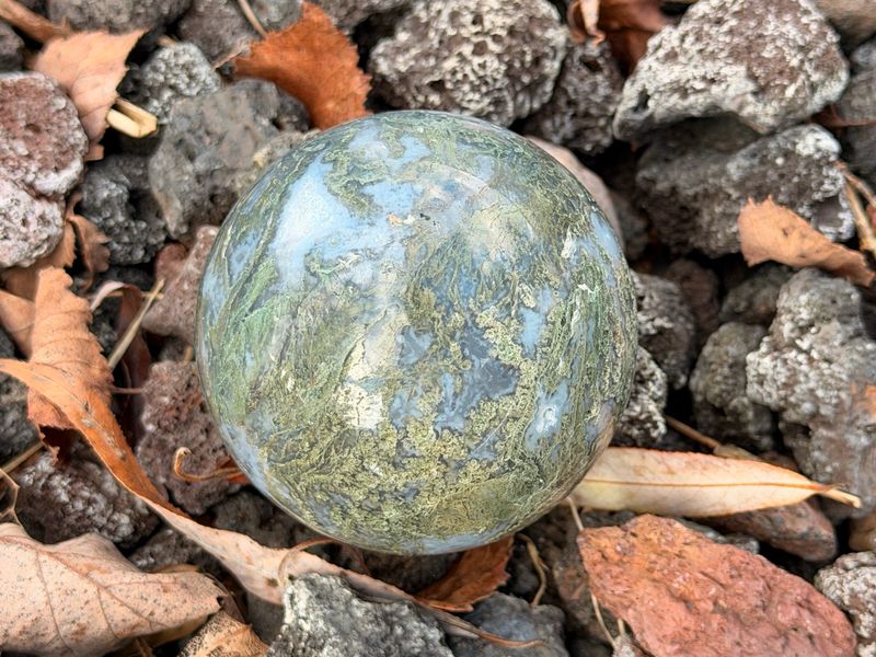 Moss Agate Sphere (A)