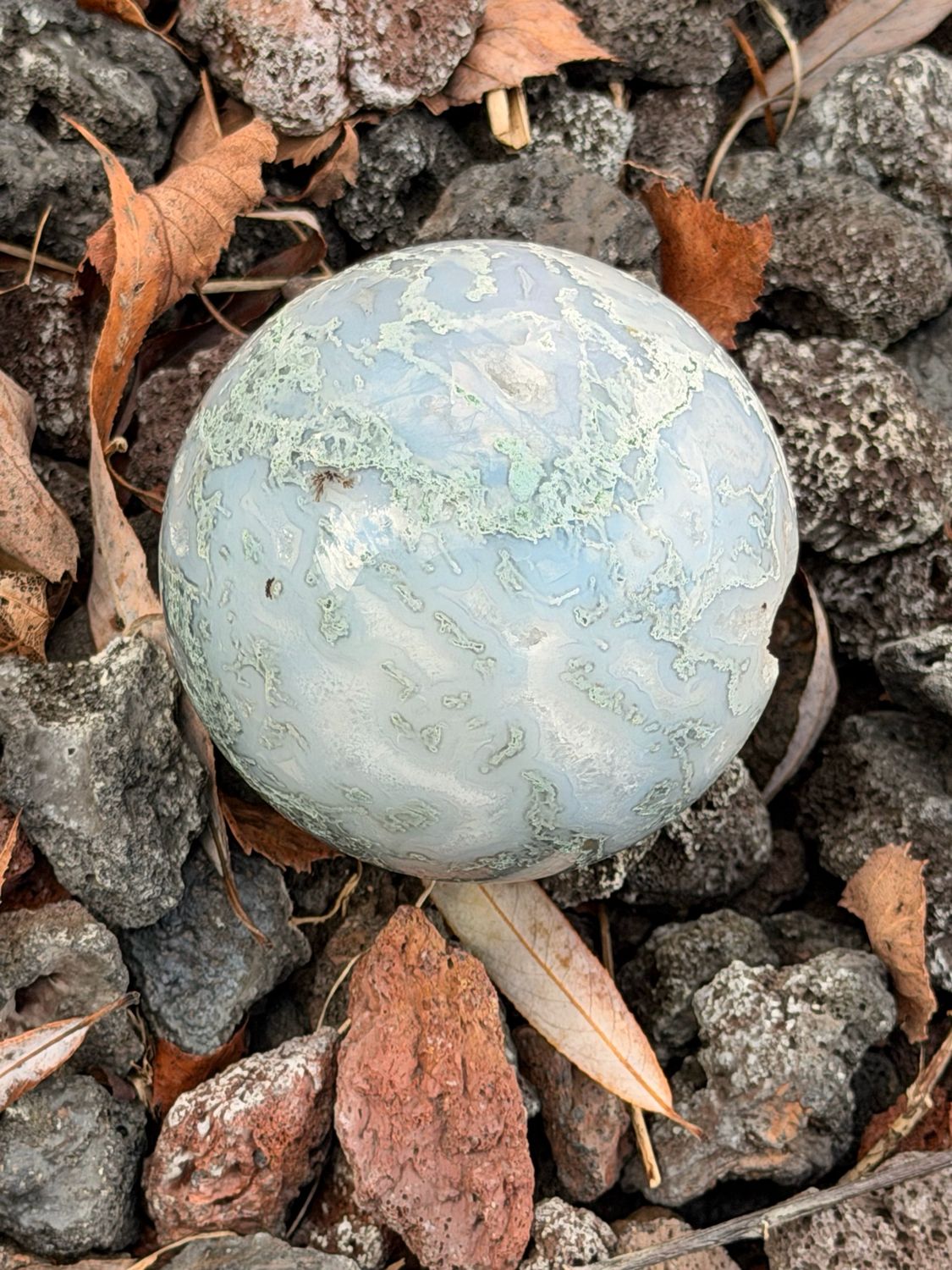 Moss Agate Sphere (B)