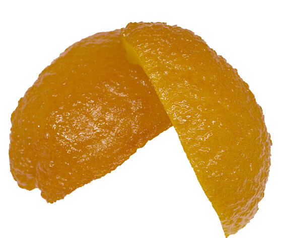 Scorza di arancio a quarti