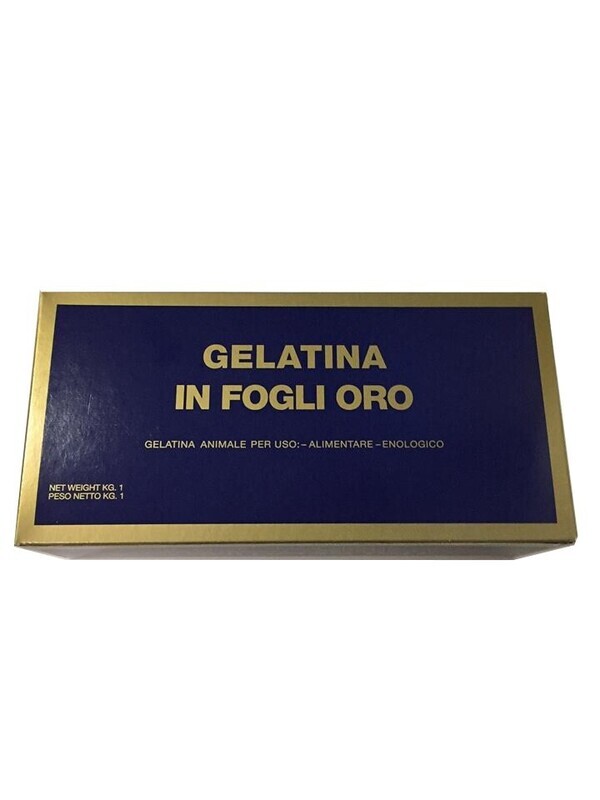 Colla di Pesce - Gelatina animale in fogli Oro