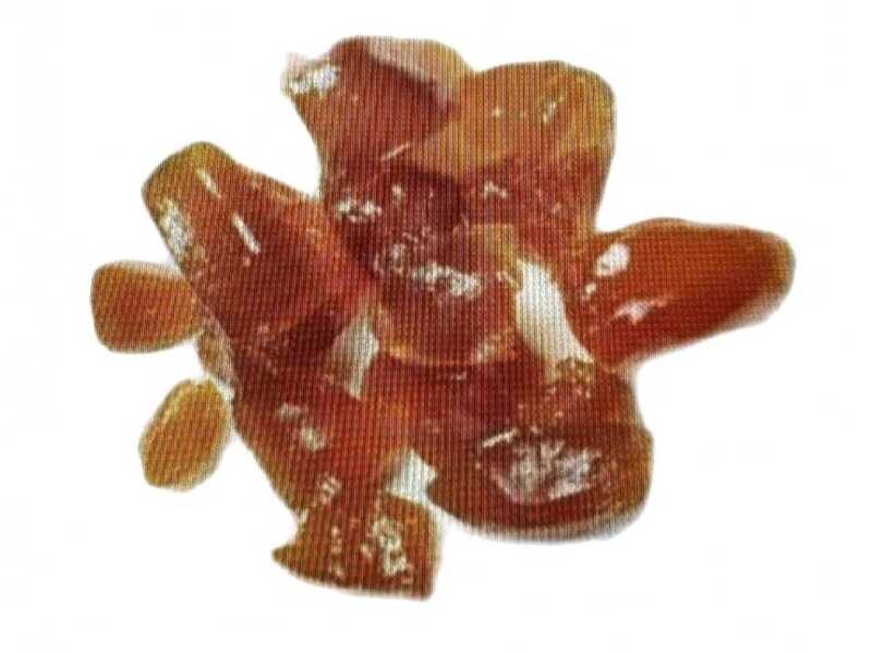ALBICOCCHE PELLECCHIELLA CANDITE AL NATURALE (SENZA CONSERVANTI) A PEZZI,  LATTA DA 2 KG.
