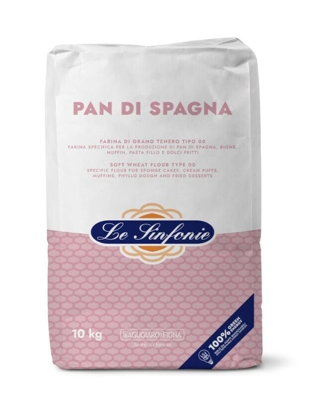 Farina Le Sinfonie Pan di Spagna sacco da  10 kg