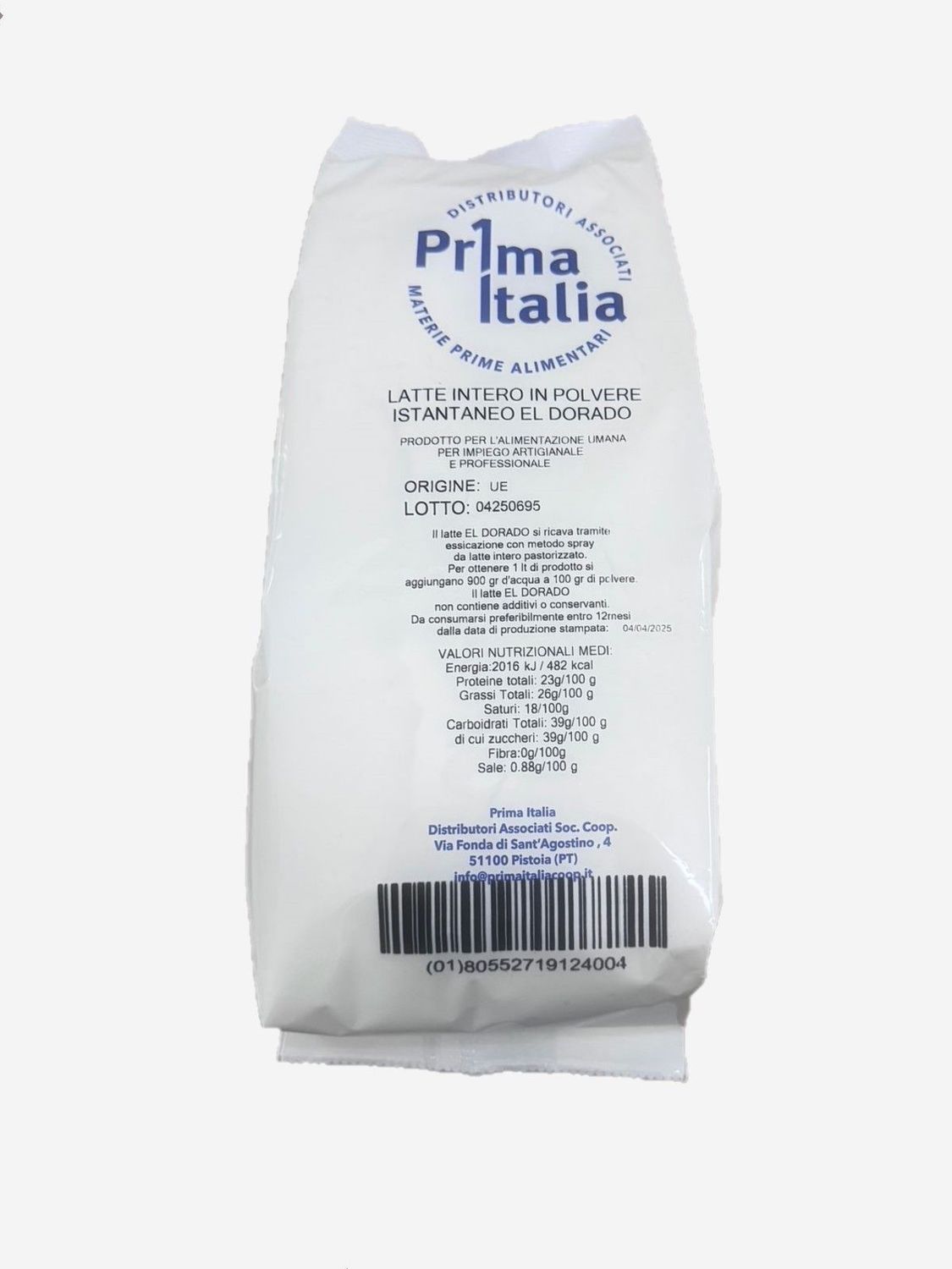 Latte intero in polvere