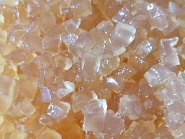 CUBETTI PERA 10 X 10 SEMI CANDITI  AL NATURALE (SENZA CONSERVANTI) LATTA DA 2 KG.