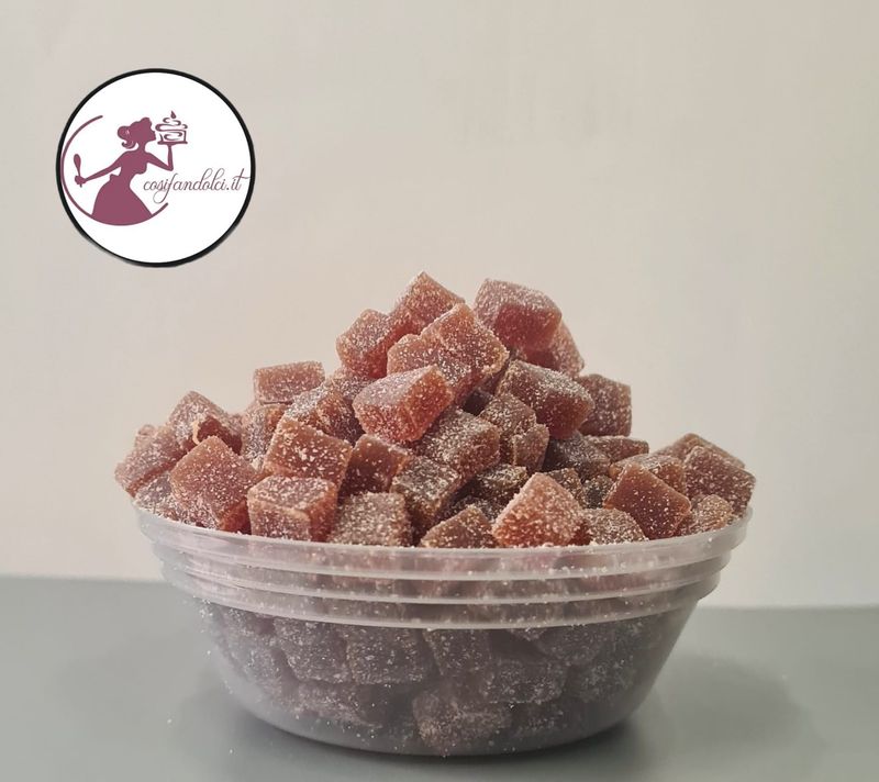 CUBETTI DI GELATINA PARADISE FRUIT  6/9 MM 1 KG (Gelée di frutta)
