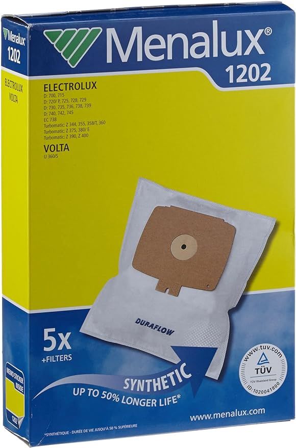 5 x Electrolux vacuum bag  1202
