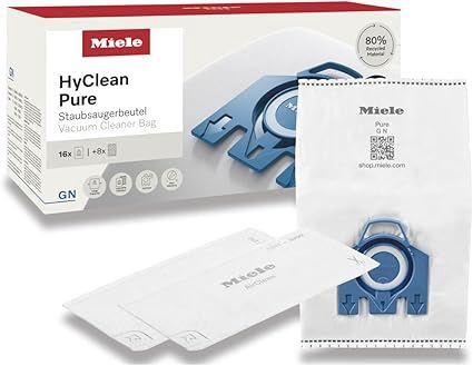 Miele GN HyClean 3D XXL Pack 16 Bags 8 Filters