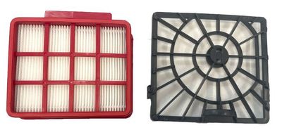 Hoover Smart 4012, H4012 and Sauber Smart R1 Bagged Vacuum Cleaner HEPA Exhaust Filter and Inlet Filter Set (32200661)