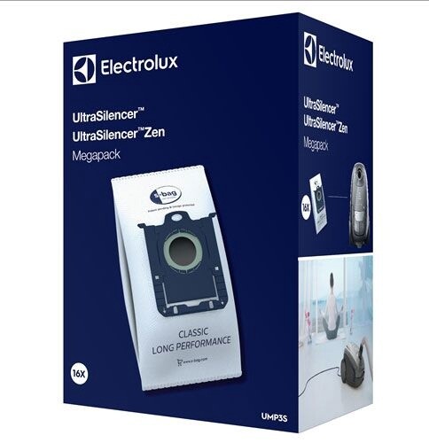 16 x Genuine Electrolux vacuum bags (UMP3S)