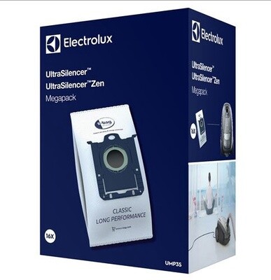 16 x Genuine Electrolux vacuum bags (UMP3S)