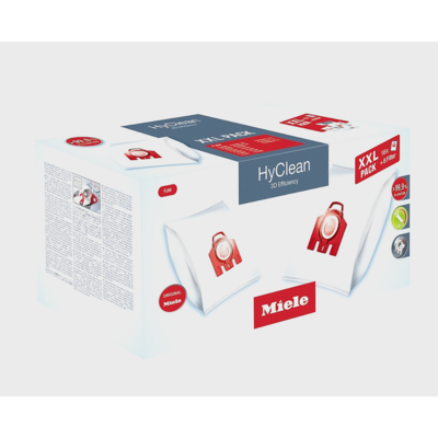 Miele FJM HyClean Pure XXL Pack 16 Bags 8 Filters