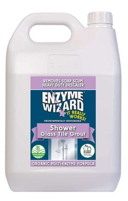 Enzyme Wizard Shower Glass, Tile and Grout Cleaner 5 Litre Bottle (EWSH5L)