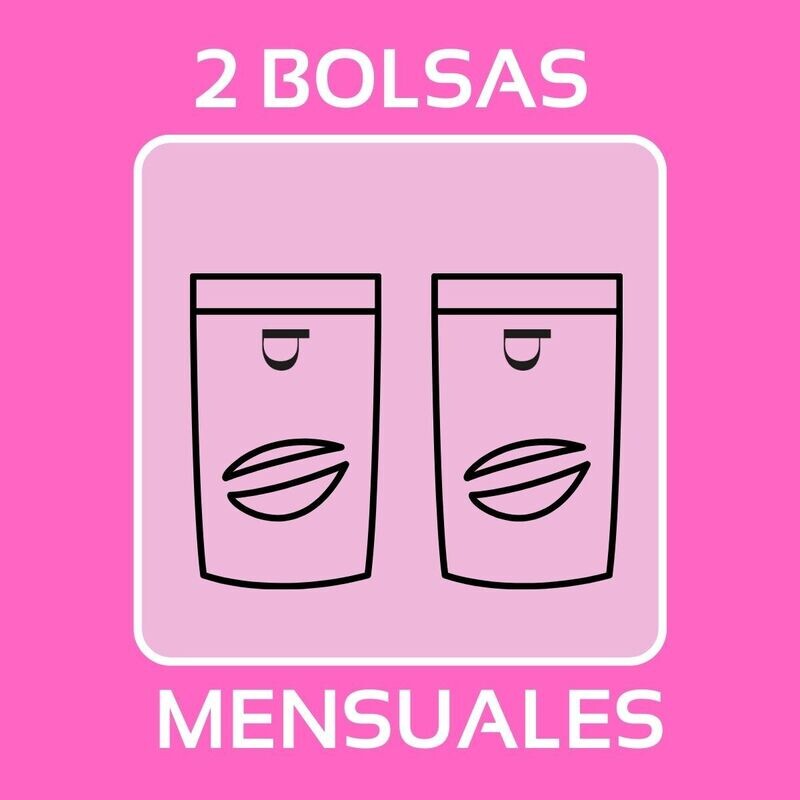 QUIERO 2 BOLSAS DE CAFÉ EN GRANO MENSUAL