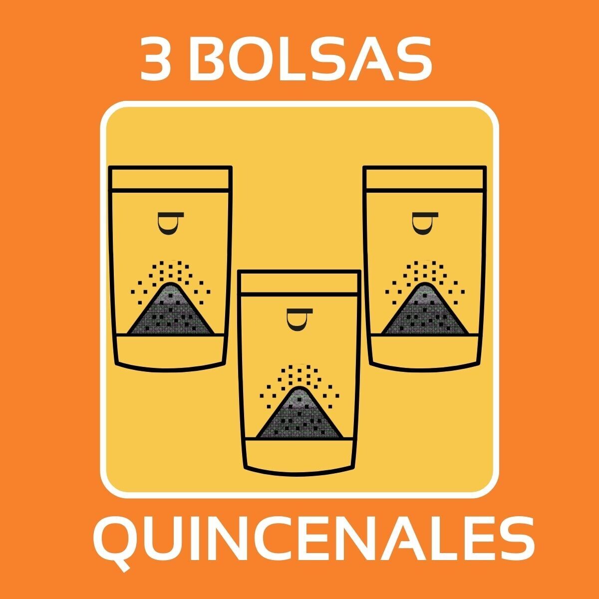 QUIERO 3 BOLSAS DE CAFÉ MOLIDO QUINCENAL