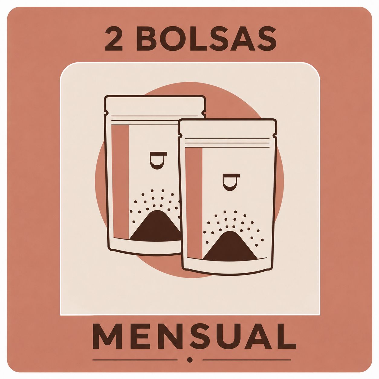 QUIERO 2 BOLSAS DE CAFÉ EN GRANO MENSUAL