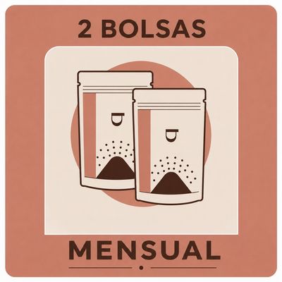QUIERO 2 BOLSAS DE CAFÉ EN GRANO MENSUAL