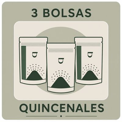 QUIERO 3 BOLSAS DE CAFÉ EN GRANO QUINCENAL