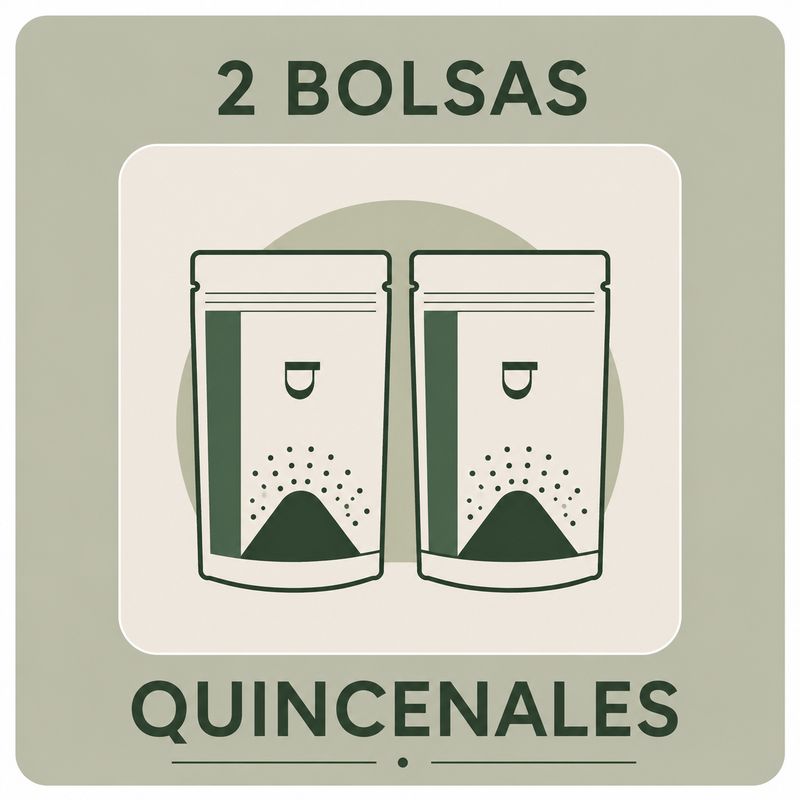 QUIERO 2 BOLSAS DE CAFÉ EN GRANO QUINCENAL