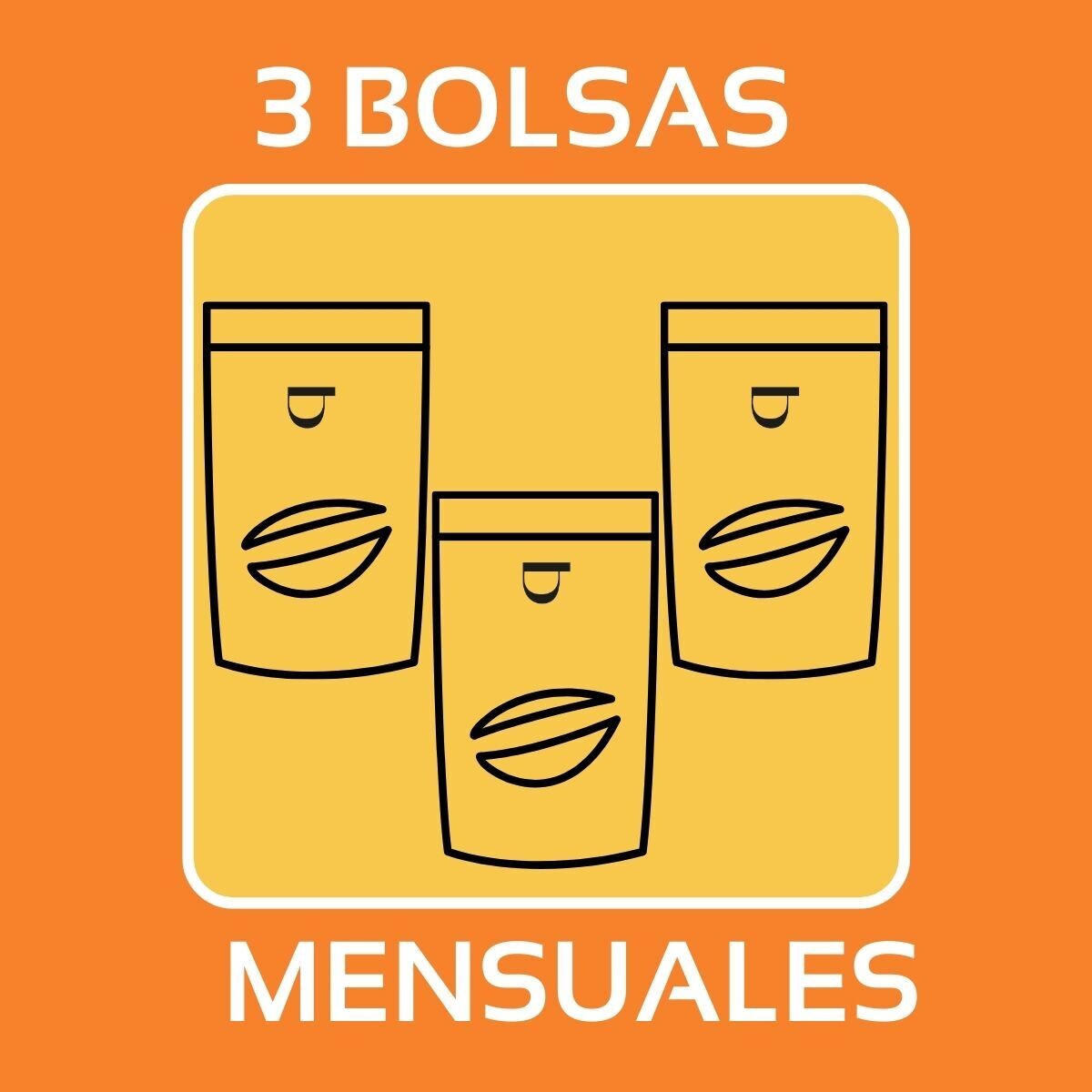 QUIERO 3 BOLSAS DE CAFÉ EN GRANO MENSUAL