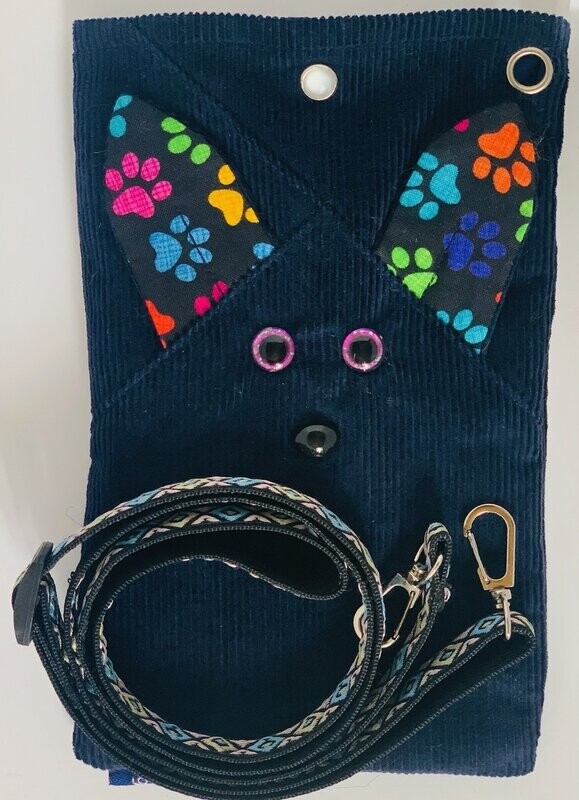 Bolsa para móvil azul noche