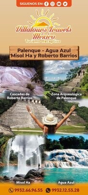 Tour Palenque Agua azul & Misol-ha