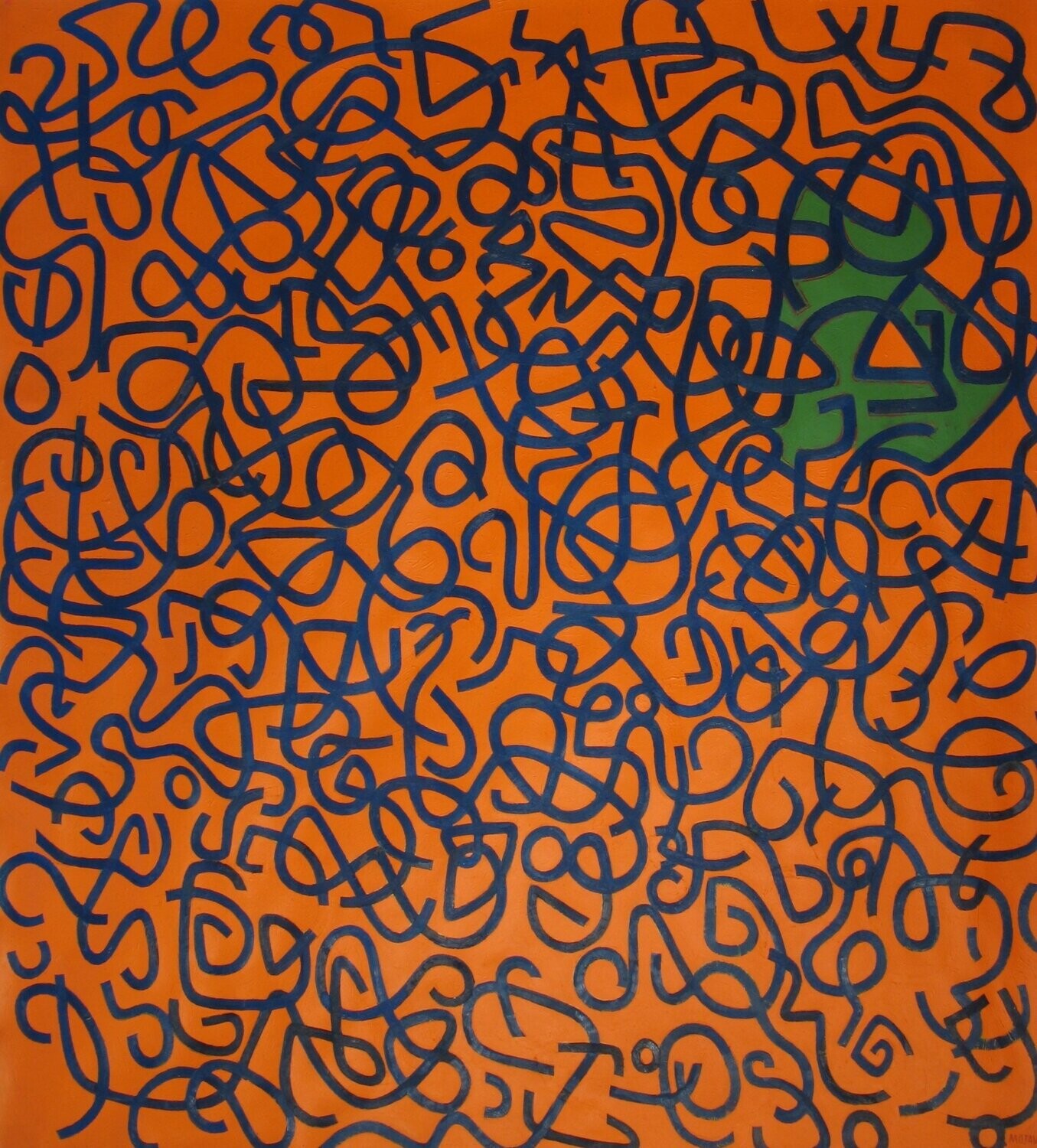 Labyrenth ,  Oil  Paintings   on canvas  //Size: ca. 190 x 200 x 4 cm,