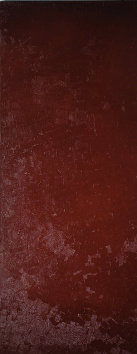 Red world - Oil  on  canvas//size : ca. 80 x 200 x 4 cm